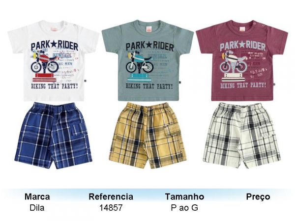 Conjunto menino adila do P ao G (14857)